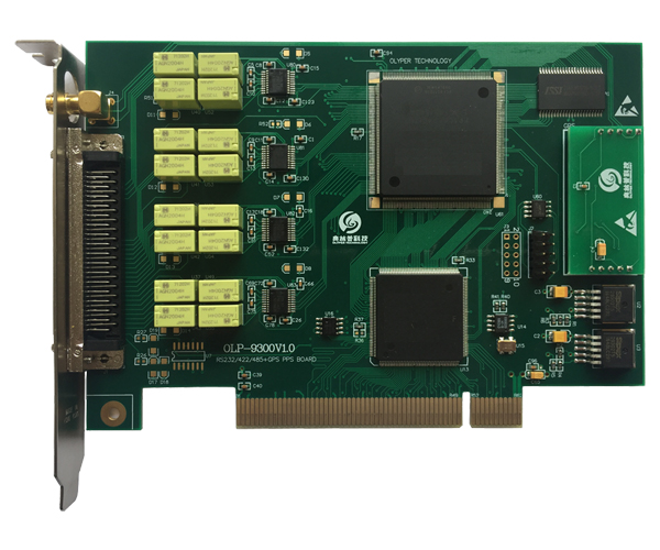 OLP-9300 PCI接口GPS/BD授时秒脉冲多串口模块